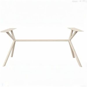 Metalen tafel onderstel Rex Long Roundline Ø 42 mm – Sand