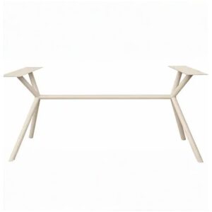 Metalen tafel onderstel Rex Long Roundline Ø 42 mm – Sand