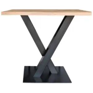 Metalen statafel onderstel X 1000 mm – Zwart