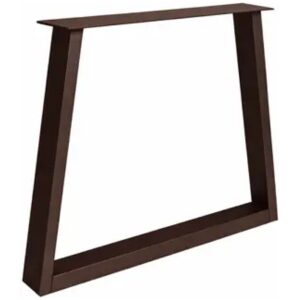 Metalen onderstel Trapeze 950 × 950 × 720 mm – Anodic Brown (set van 2)
