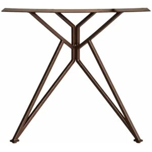 Metalen tafel onderstel Fantasy Butterfly 740 × 740 × 720 mm – Anodic Brown (set van 2)