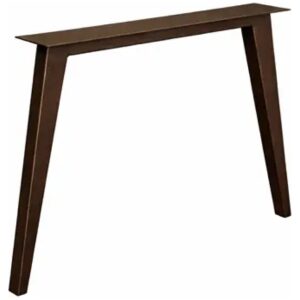 Metalen tafel onderstel Fantasy N 740 × 740 × 720 mm – Anodic Brown (set van 2)