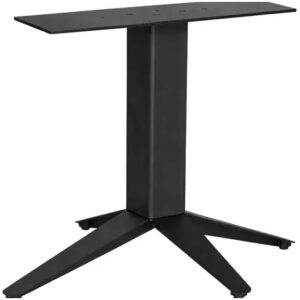 Metalen tafel onderstel Herkules Square 120 120x120 mm – Zwart