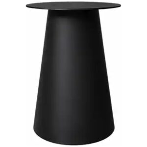 Metalen tafel onderstel Pilaar Rond Klein Ø 460 × 730 mm – Zwart