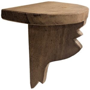 Teakhouten muurplank model 2