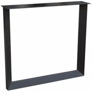 Metalen tafel onderstel Fantasy U 80x55 mm – Zwart (set van 2)