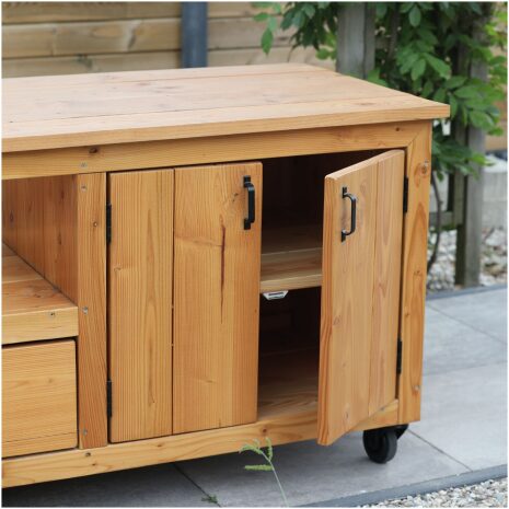 Buiten keuken Douglas Bovi 170 cm met opbergkast