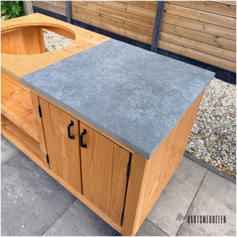 Buitenkeuken Douglas 150cm met tegel voorraadmodel