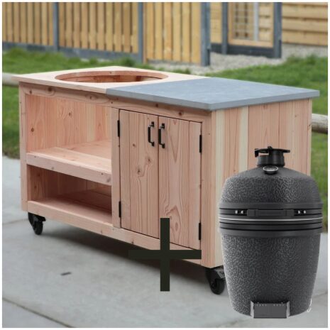 kamado tafel douglas 150x70 the bastard pro large kamado tafel douglas 150x70 the bastard pro large