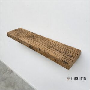 oud eiken wandplank 60 cm WP-004