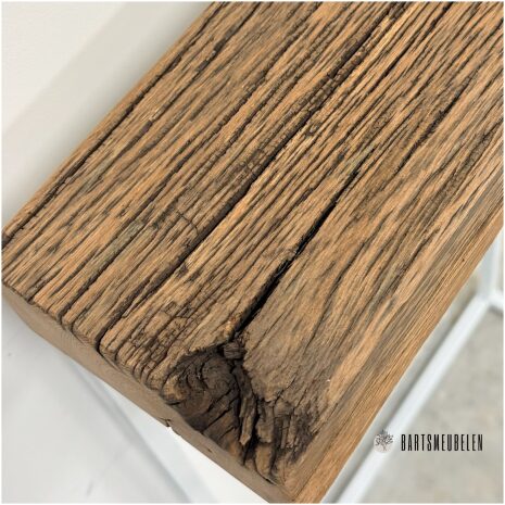 oud eiken zwevende wandplank 60 cm WP-001