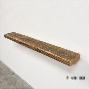 Oud eiken rustieke wandplank 100cm WP-017