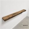 Oud eiken wandplank zwevend 120cm WP-023