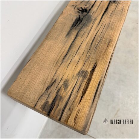 Rustieke oud eiken wandplank 75 cm WP-014