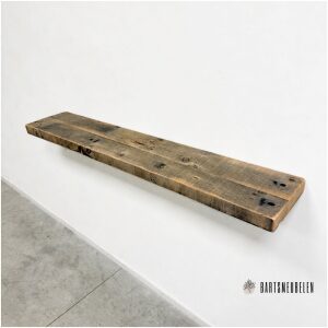 Rustieke wandplank eiken 120cm WP-022