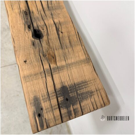 Wandplank oud eiken zwevend 75 cm wp-0014