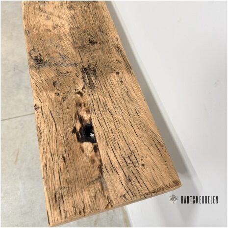 oud eiken wandplank 90 cm WP-020